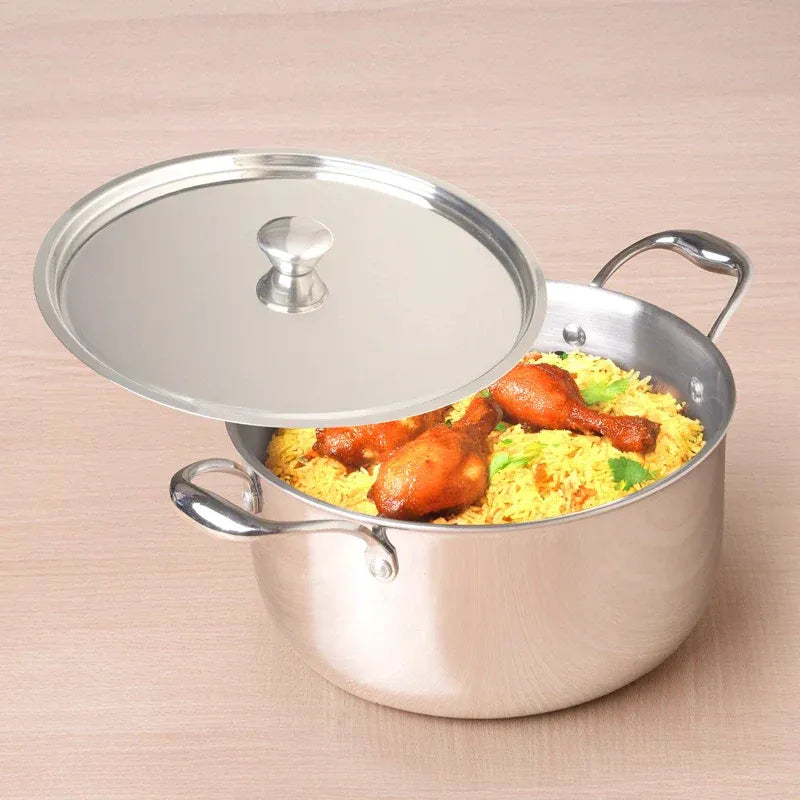 The Indus Valley Triply Premium Stainless Steel Casserole Biryani Pot