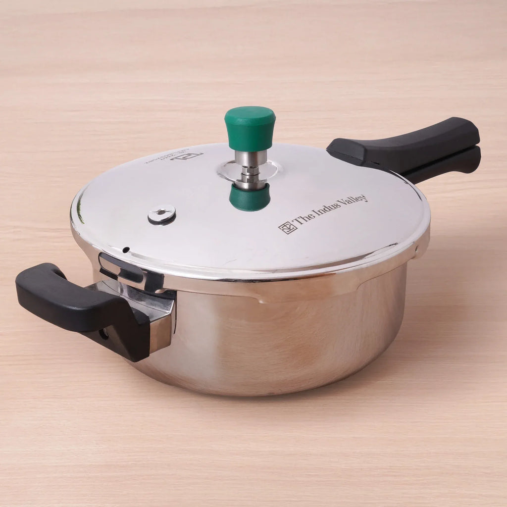 The Indus Valley Premium Stainless Steel Outer Lid Pressure Pan