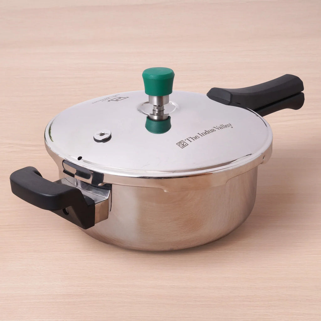 The Indus Valley Premium Stainless Steel Outer Lid Pressure Pan