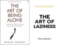 The art of being alone+ the art of laziness (English paperback)