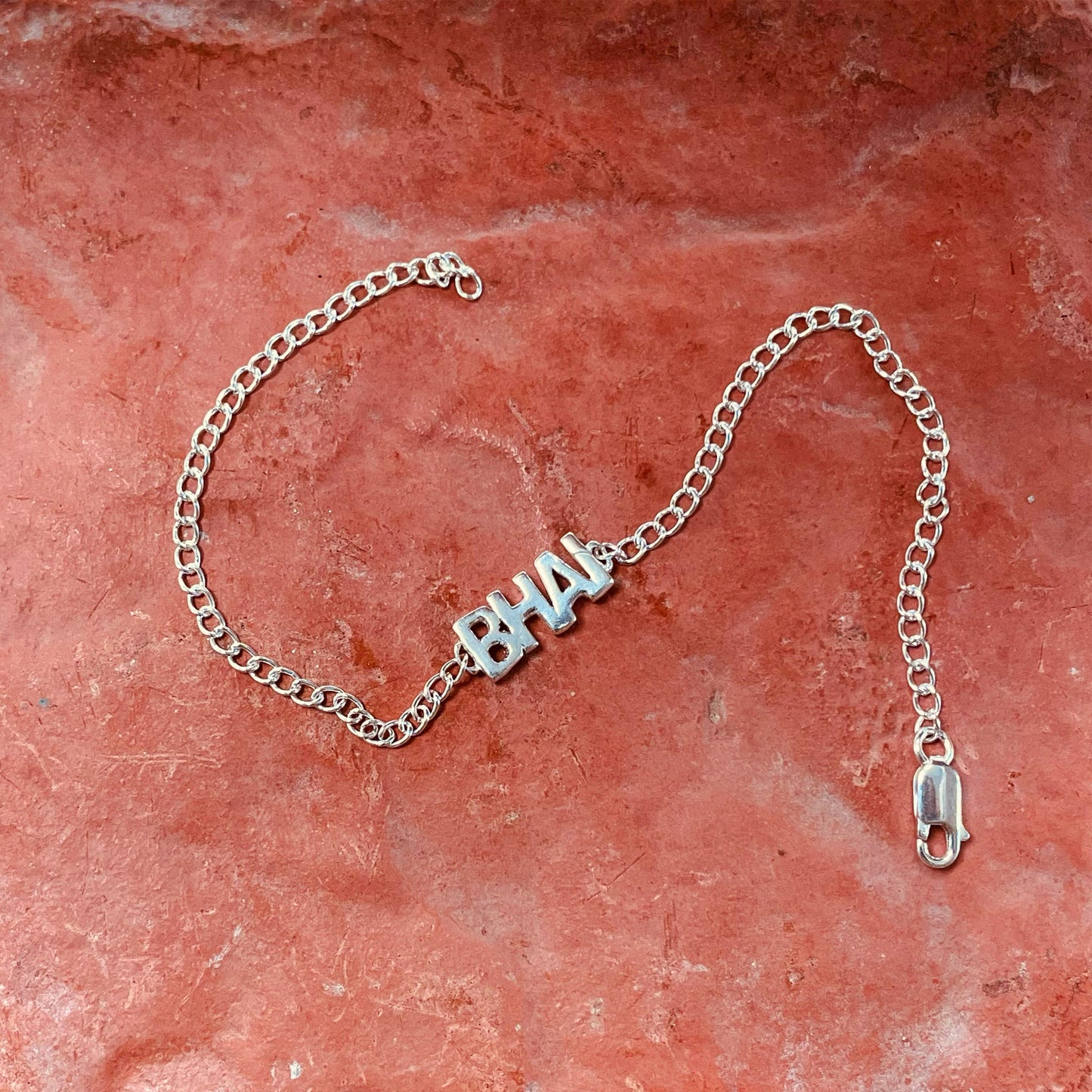 trueBrowns 925 Sterling Silver Bhai Silver Chain Rakhi