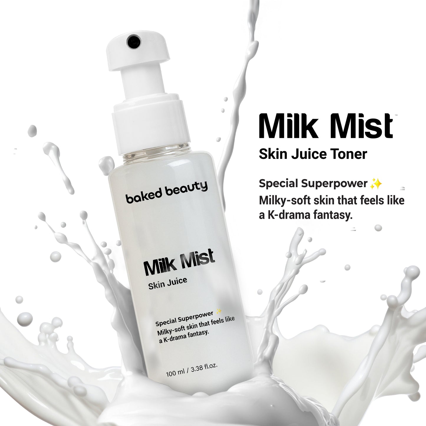 Baked Beauty Milk Mist Skin Juice - Milky Moisturising Toner