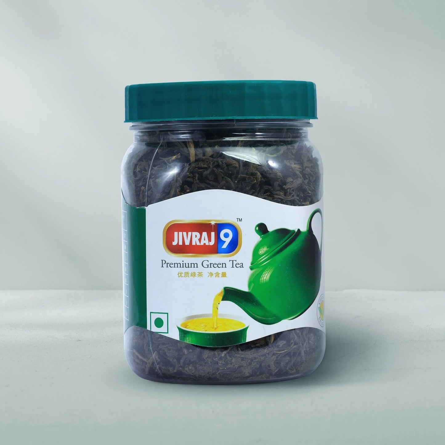 jivraj9 Tea Premium Green Tea Jar