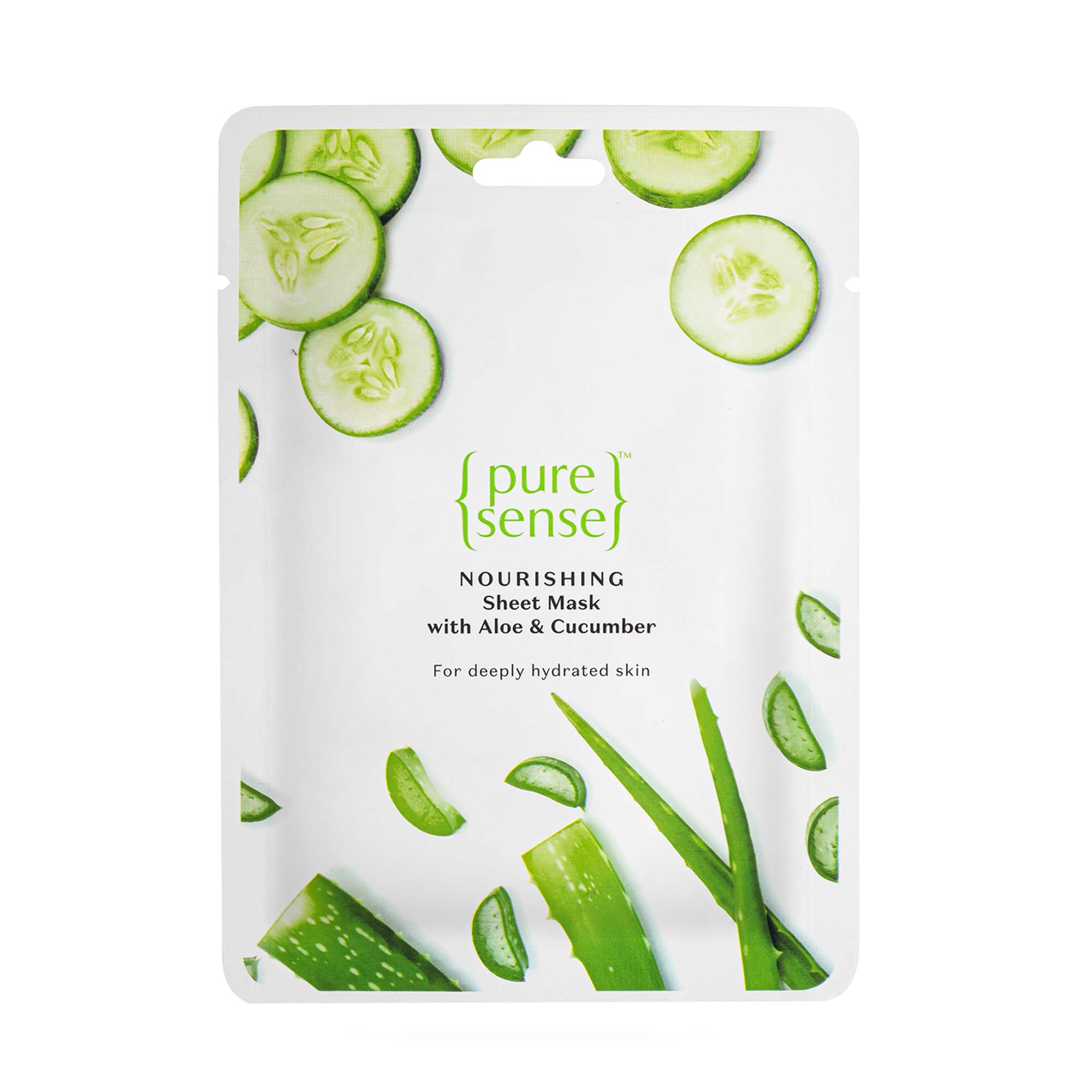 Puresense Nourishing Sheet Mask with Aloe Vera & Cucumber - 15 ml