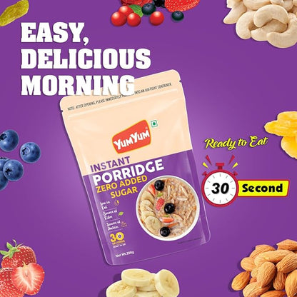 Yum Yum Instant Zero Added Sugar Porridge Pouch