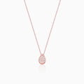 Rose Gold Studded Swayer Necklace