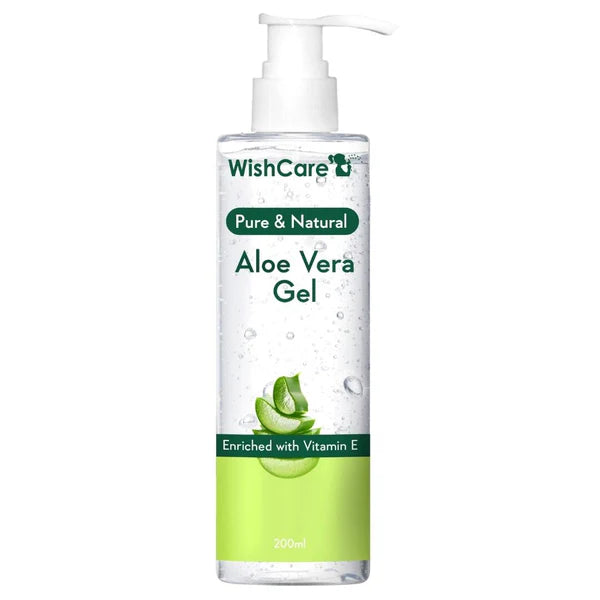 Wishcare Natural Aloe Vera Gel for Skin & Hair – Hydrating & Refreshing (200ml)