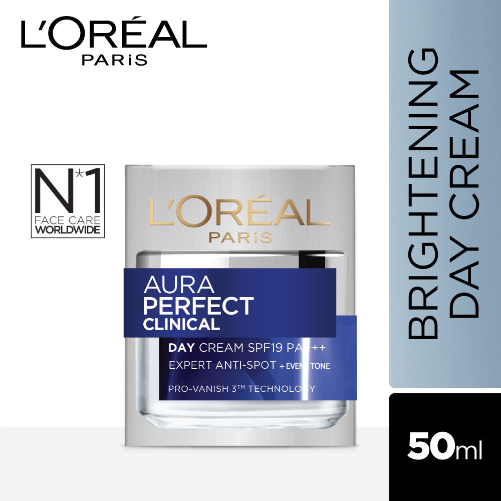 L'Oreal Paris Aura Perfect Clinical Day Cream With With SPF19 PA+++ - 50 ml