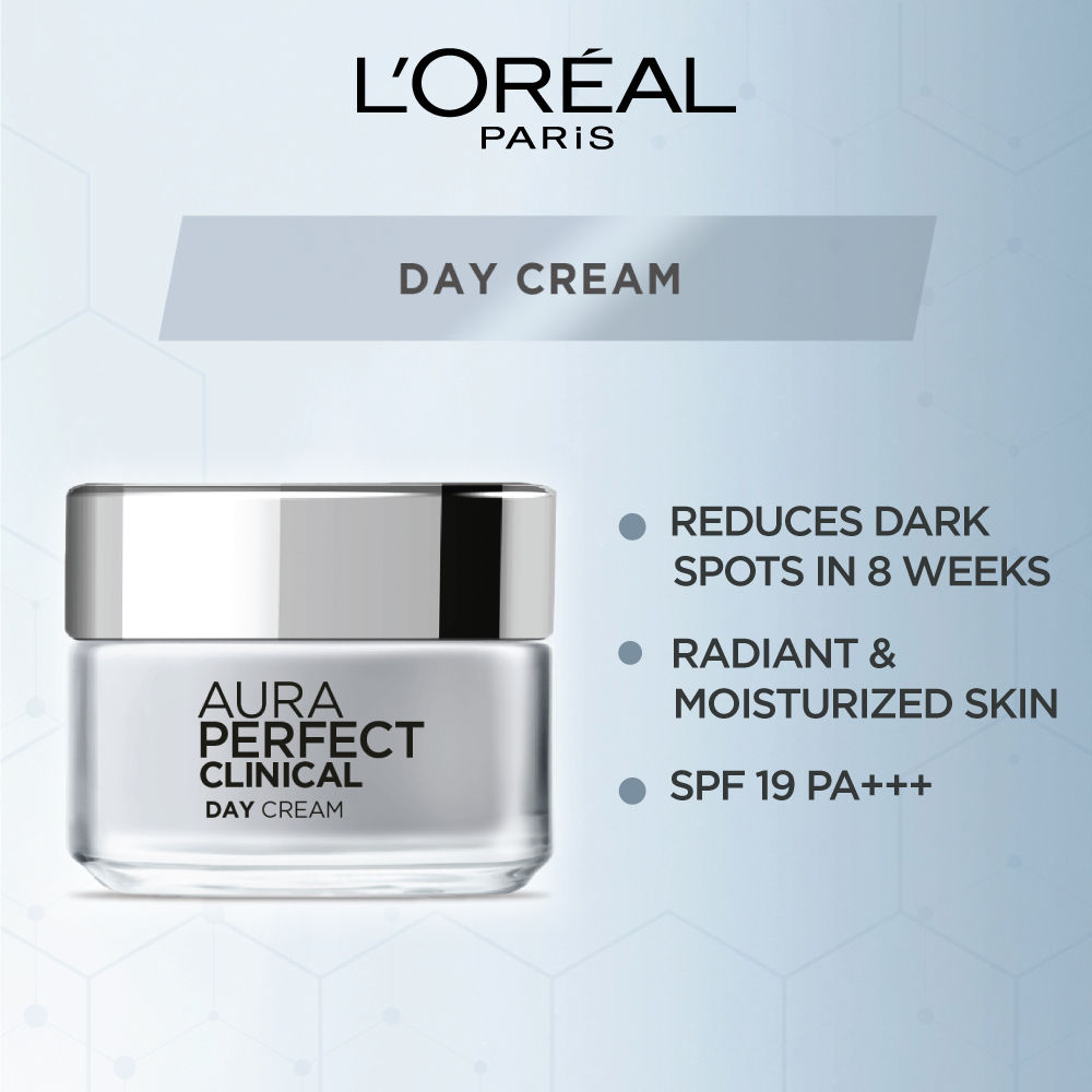 L'Oreal Paris Aura Perfect Clinical Day Cream With With SPF19 PA+++ - 50 ml