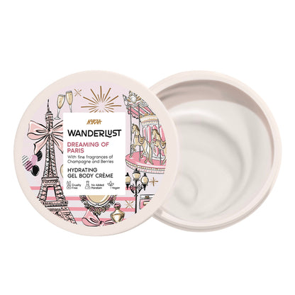 Wanderlust Dreaming Of Paris Hydrating Gel Body Creme With Champagne And Strawberry
