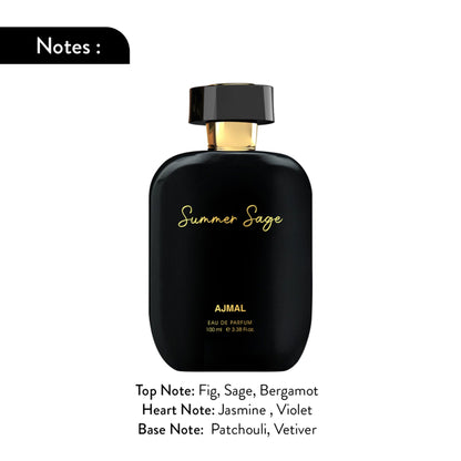 Ajmal India Artisan Summer Sage Exquisite Handpicked Luxury Perfume