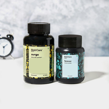 Bold Care Surge & Forever Natural Sexual Wellness Supplements Combo