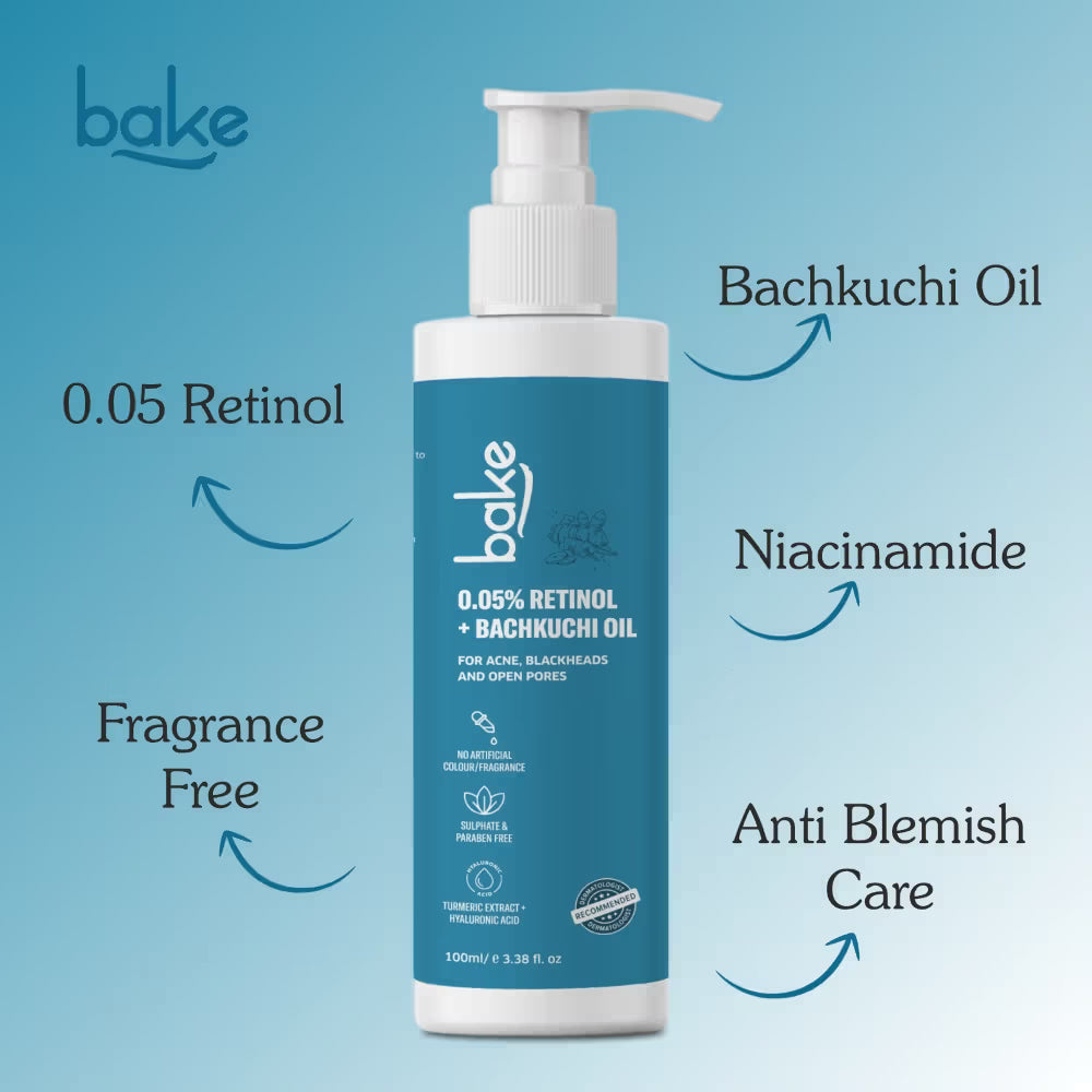 BAKE 0.05% Retinol Face Wash