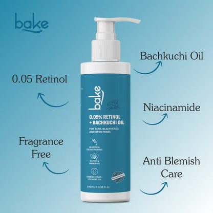 BAKE 0.05% Retinol Face Wash