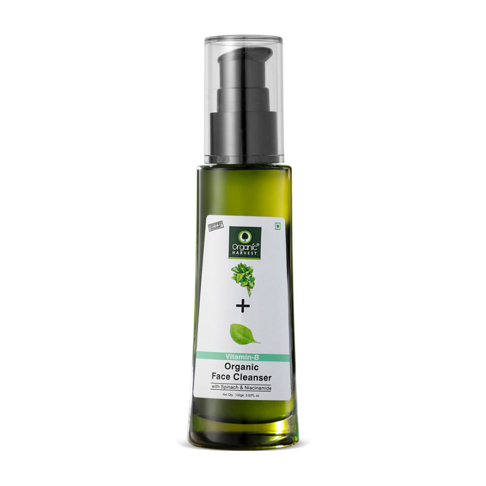 Organic Harvest Vitamin B Organic Face Cleanser with Spinach & Niacinamide - 100 ml