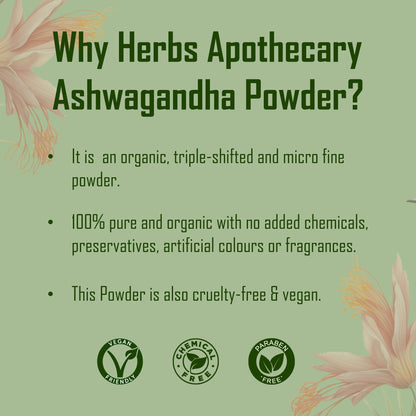 Zenvista Herbs Apothecary Ashwagandha Powder