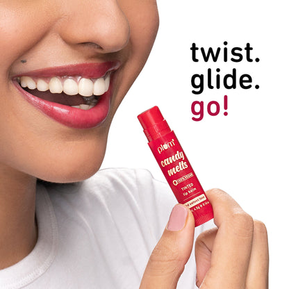 Plum Candy Melts Tinted Lip Balm - Red Velvet Love
