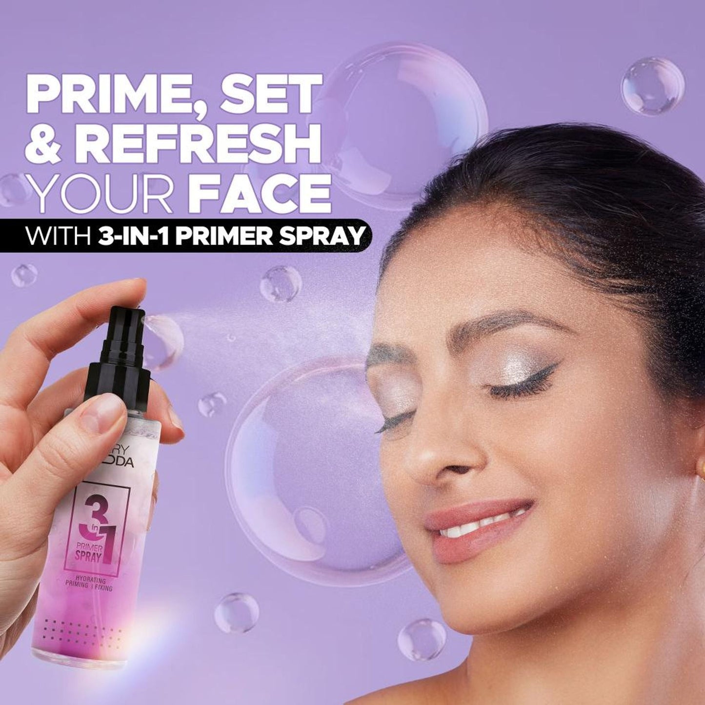 Hilary Rhoda 3 In 1 Primer Spray