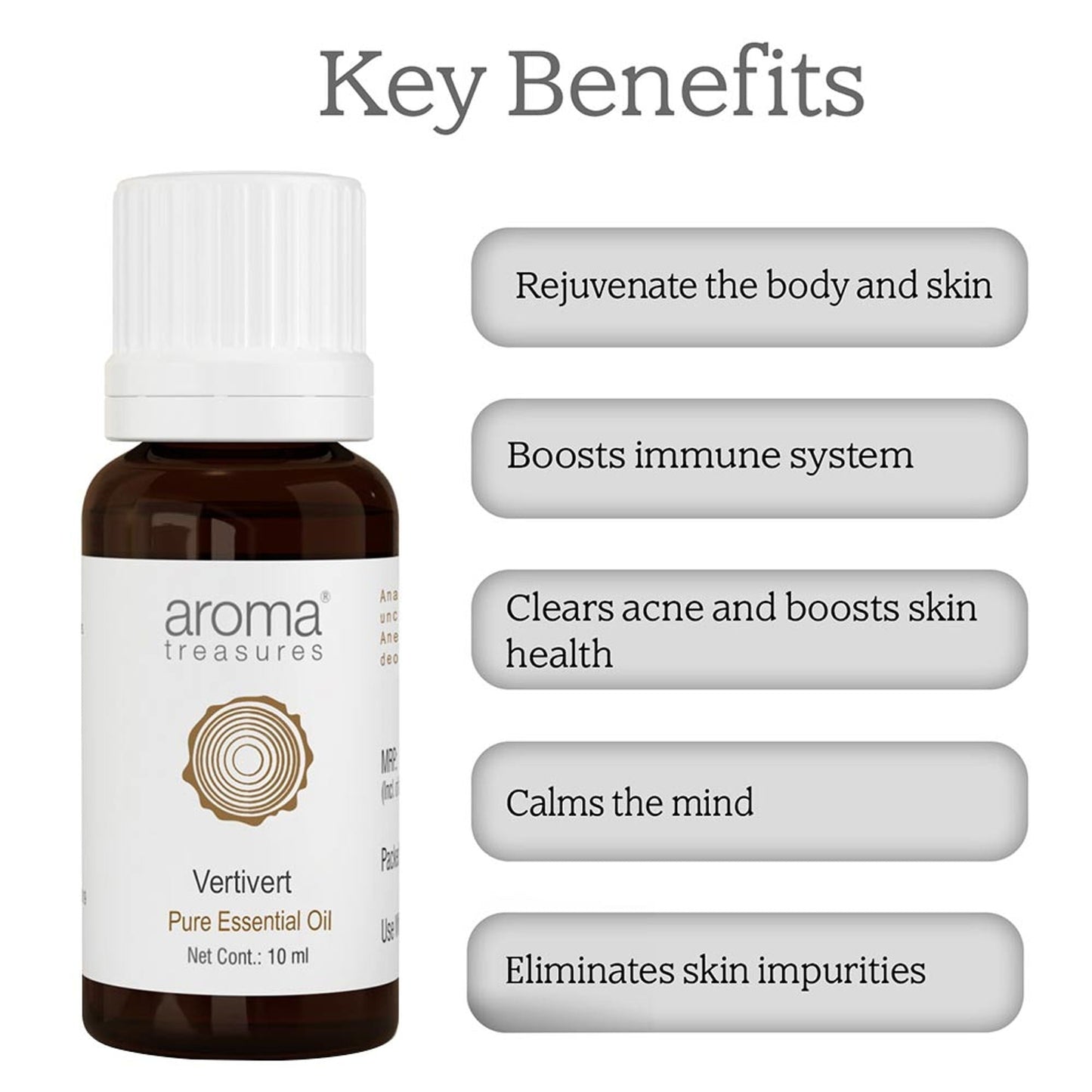 Aroma Treasures Vertivert Pure Essential Oil