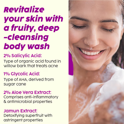 PLIX The Plant Fix Salicylic Acid Cleanser & Body Wash