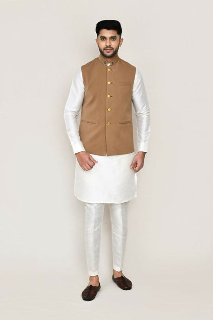 Joban Fashion Chiku Colored Terry Rayon Work Men's Jacket