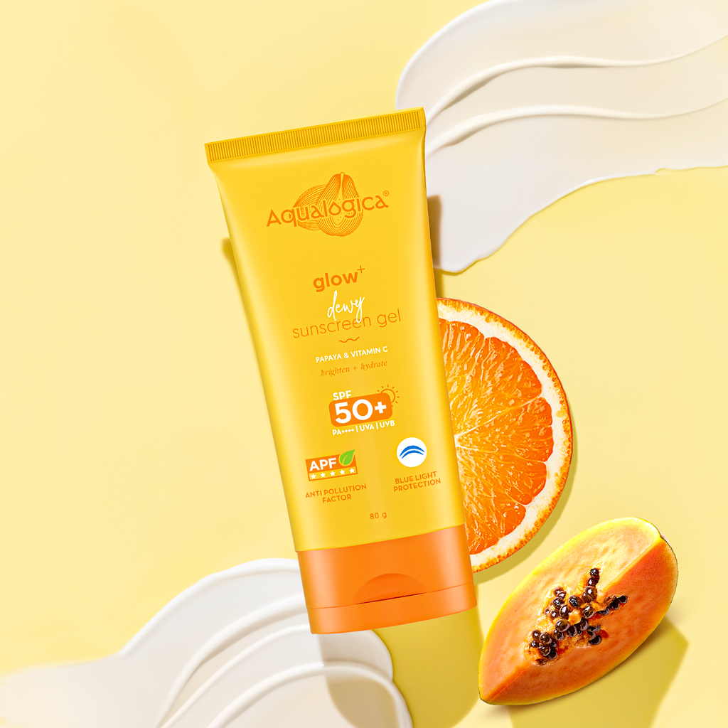 Aqualogica Glow+ Dewy Sunscreen SPF 50+ PA++++ - 80 gms