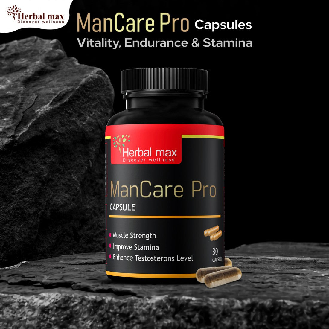 Herbalmax Man-Care-Pro-Capsule - 30 Capsules