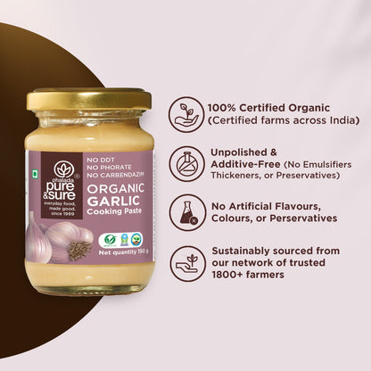 Pure & Sure Organic Garlic Paste