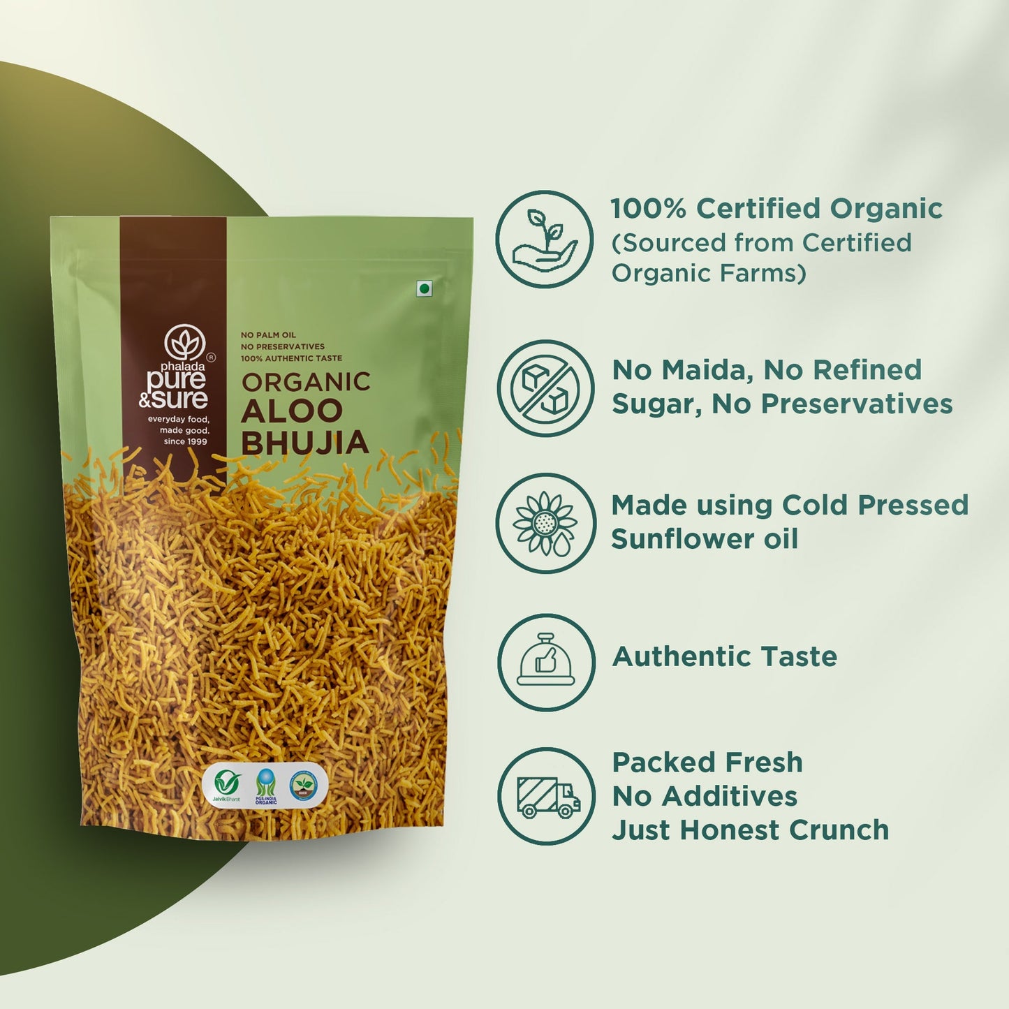 Pure & Sure Organic Aloo Bhujia