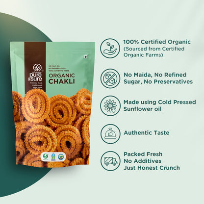 Pure & Sure Organic Chakli