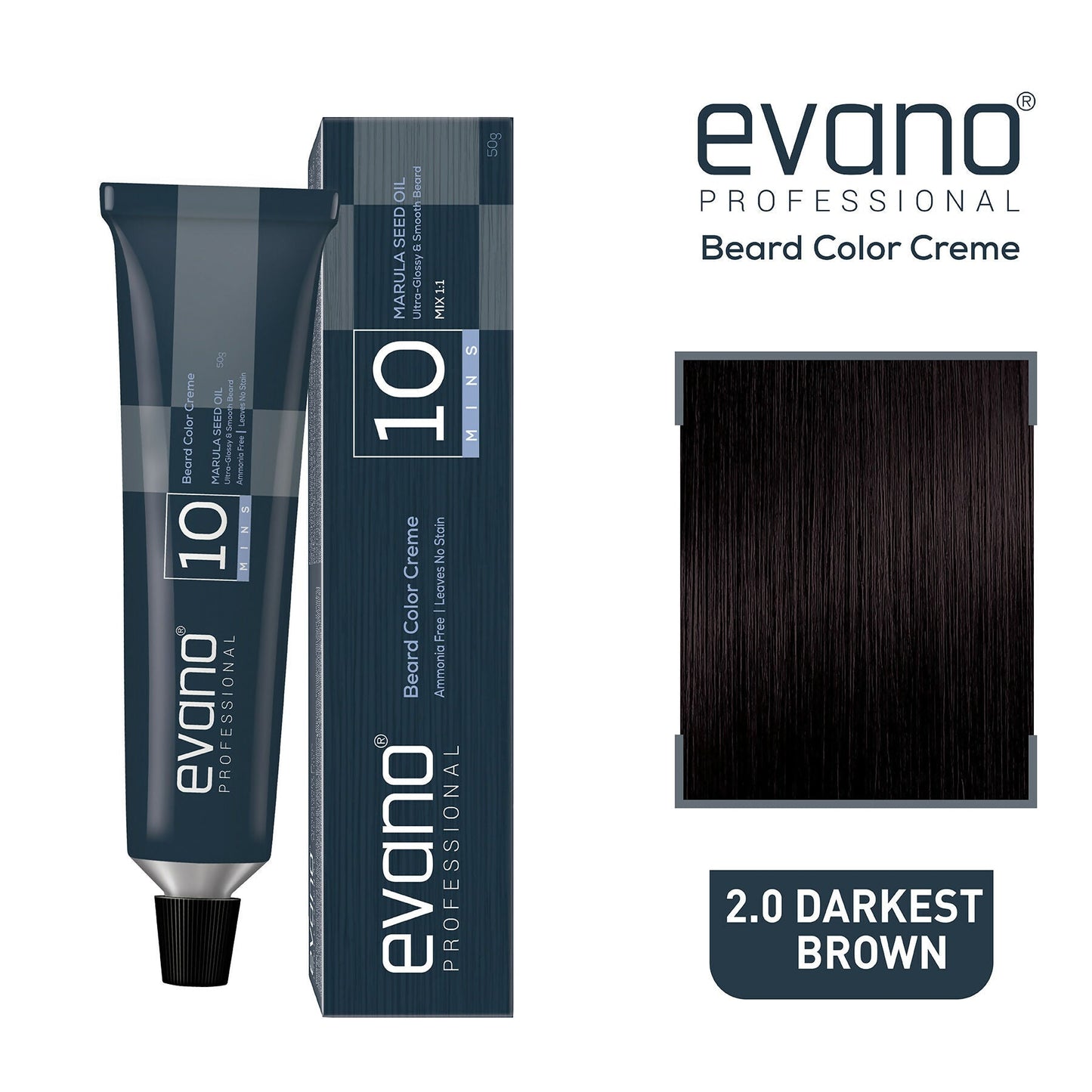 Evano Professional Beard Color For Men-Darkest Brown