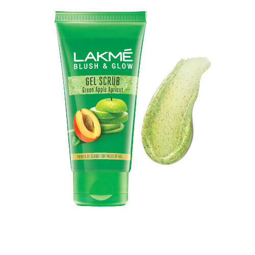 Lakmé Blush & Glow Gentle Deep Clean Gel Scrub With Green Apple & Apricot - 50 gms