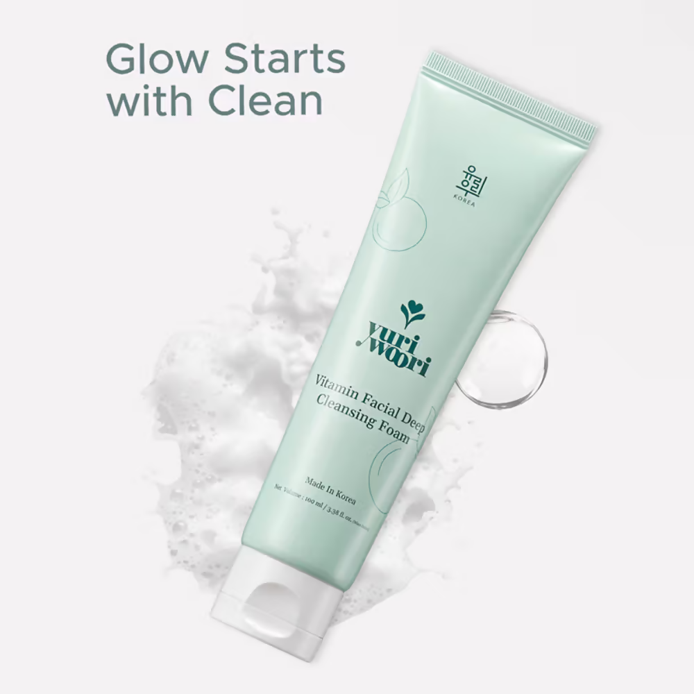 Yuri Woori Vitamin Facial Deep Cleansing Foam