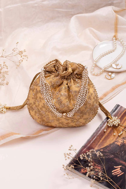 Drawstring Handmade Traditional Potli bag