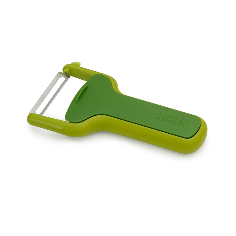 Safe Store Green Straight Peeler with Blade Guard