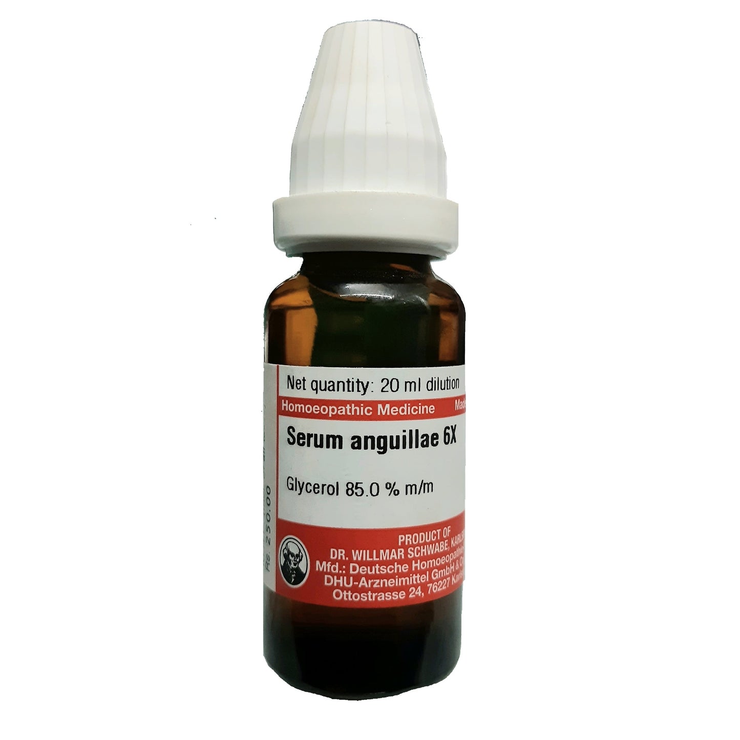 Dr Willmar Schwabe Germany Serum Anguillae Dilution 6X - 20 ml