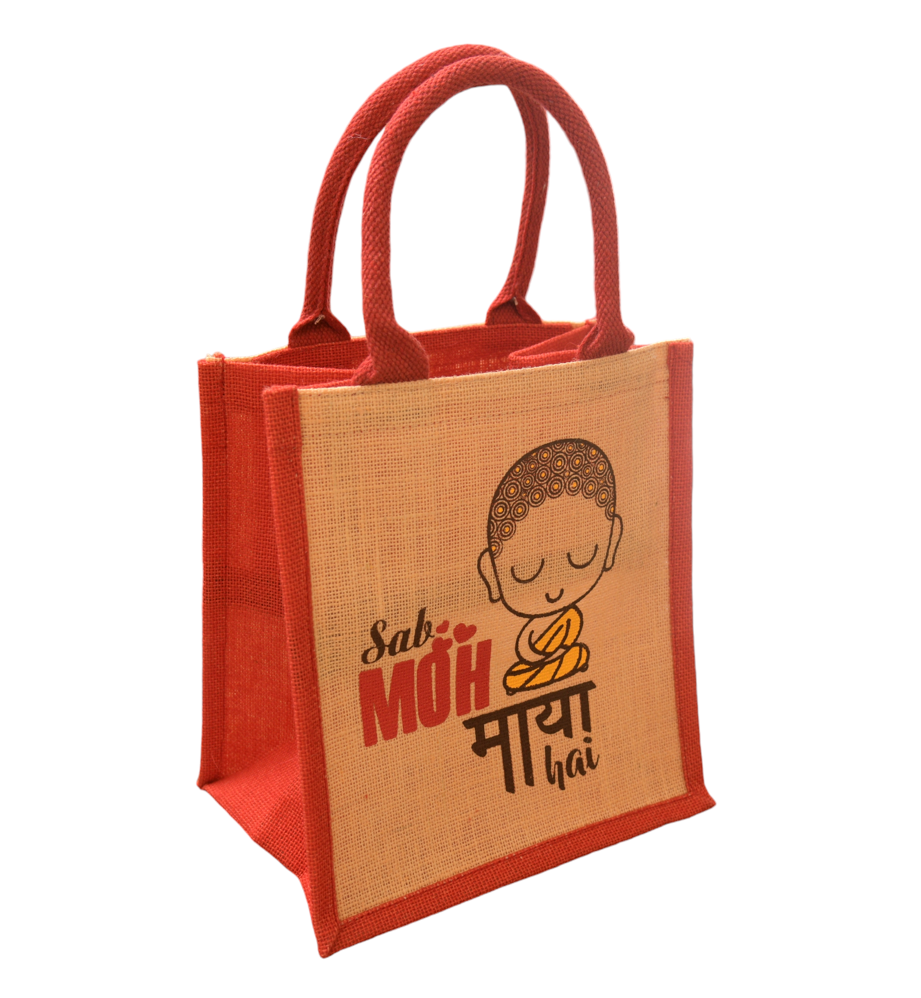 Jute Cottage Moh Maya Print Lunch Zipper