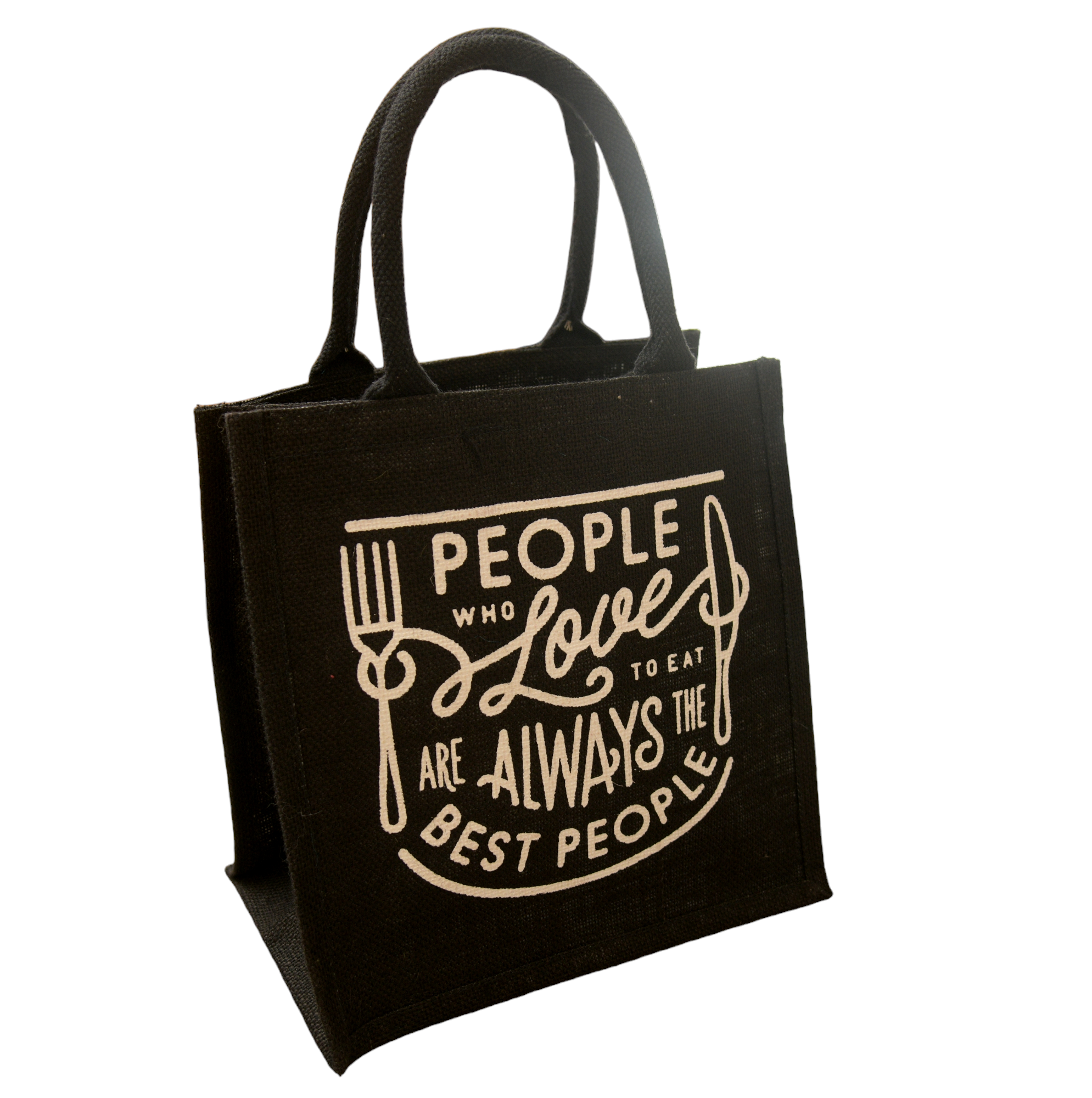 Jute Cottage Love To Eat Print Lunch Zipper