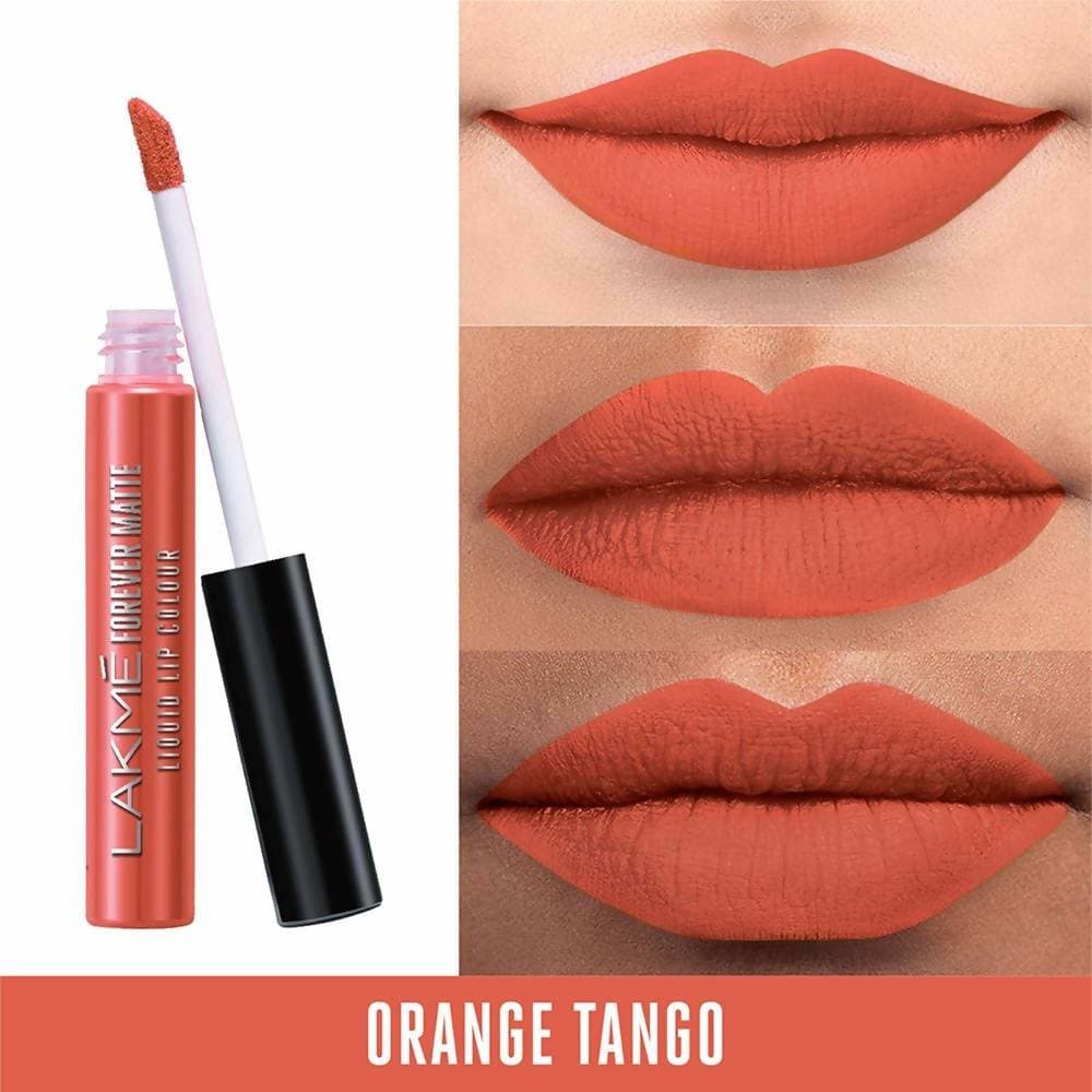 Lakme Forever Matte Liquid Lip Colour Orange Tango - 5.6 ml