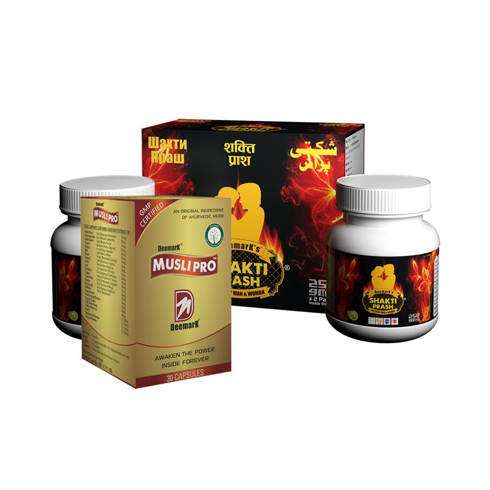 Deemark Shakti Prash and Musli Pro Combo