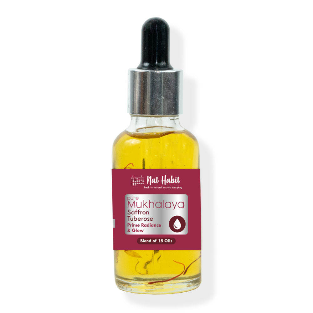 Nat Habit Pure Saffron Tuberose Mukhalaya - 30 ml