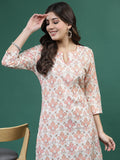 Sangria Printed Straight Kurtas