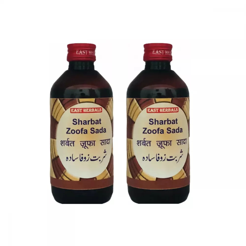 East Herbals Sharbat Zoofa Sada - 200ml (Pack of 2)
