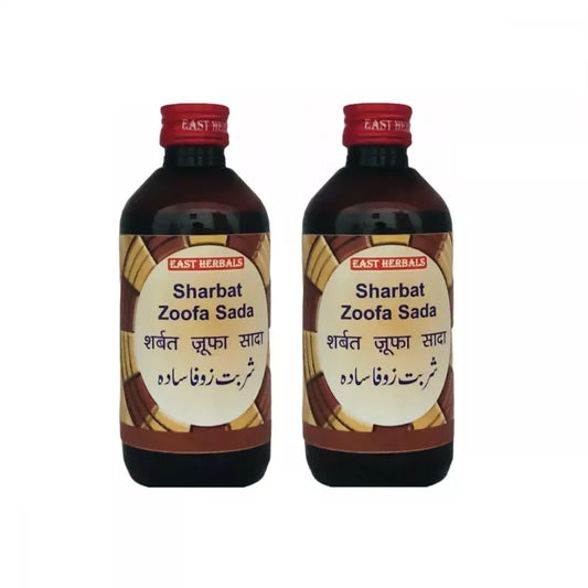 East Herbals Sharbat Zoofa Sada - 200ml (Pack of 2)