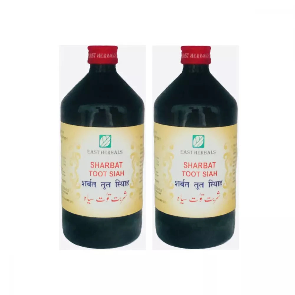 East Herbals Sharbat Toot Siah - 200 ml (Pack of 2)