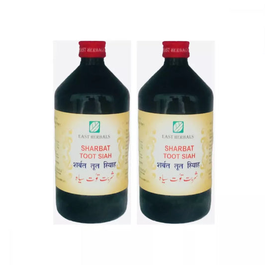 East Herbals Sharbat Toot Siah - 200 ml (Pack of 2)