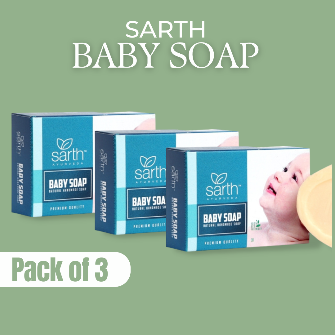 Sarth Ayurveda Sarth Baby Soap - 100 gms