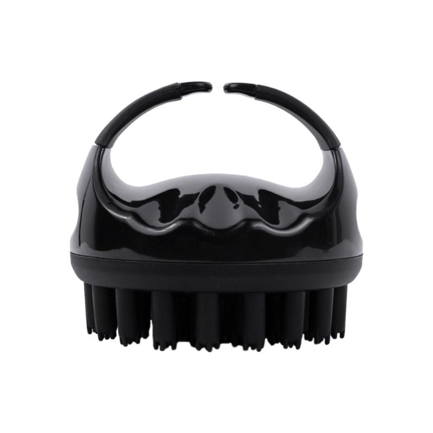 Scalppie Pro Silicon Hair Scalp Massager & Shampoo Brush Scrub - Hair Growth & Anti Dandruff - Black