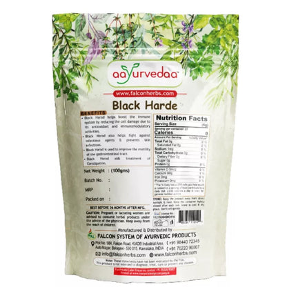 Aayurvedaa Black Harde - 100 gms