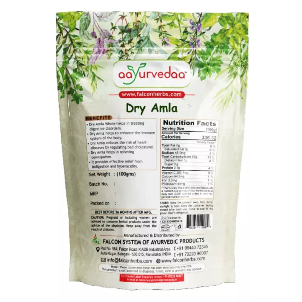 Aayurvedaa Dry Amla - 100 gms